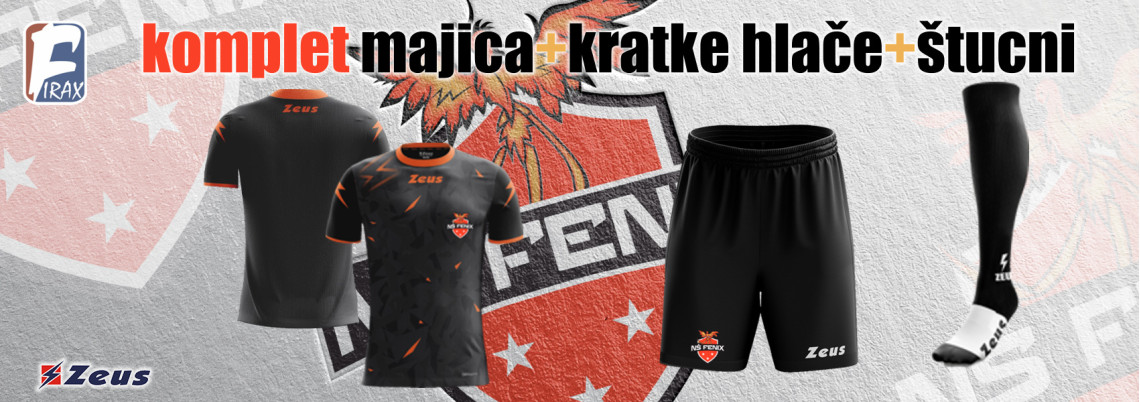 komplet majica + kratke hlače + štucni